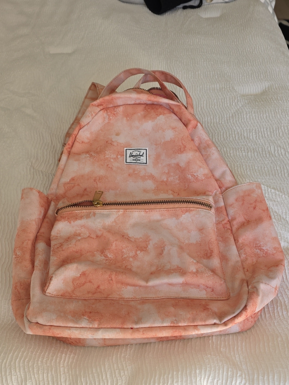 Herschel Supply Company Peach Pink Watercolor Backpack